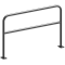 Hoop of steel tube |  48 x 2,5 mm | with cross bar | for plugging down | total width: 1500 mm | total height: 1000 mm | hot-dip galvanized